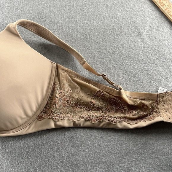 Leading Lady Bra Size 48D Nude Tan Underwire The Brigitte Lace T-Shirt 5214 - Picture 8 of 11